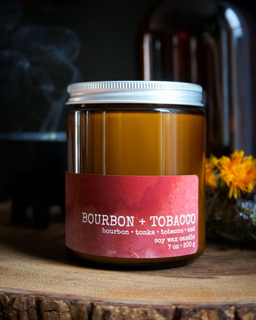 Bourbon + Tobacco Candle