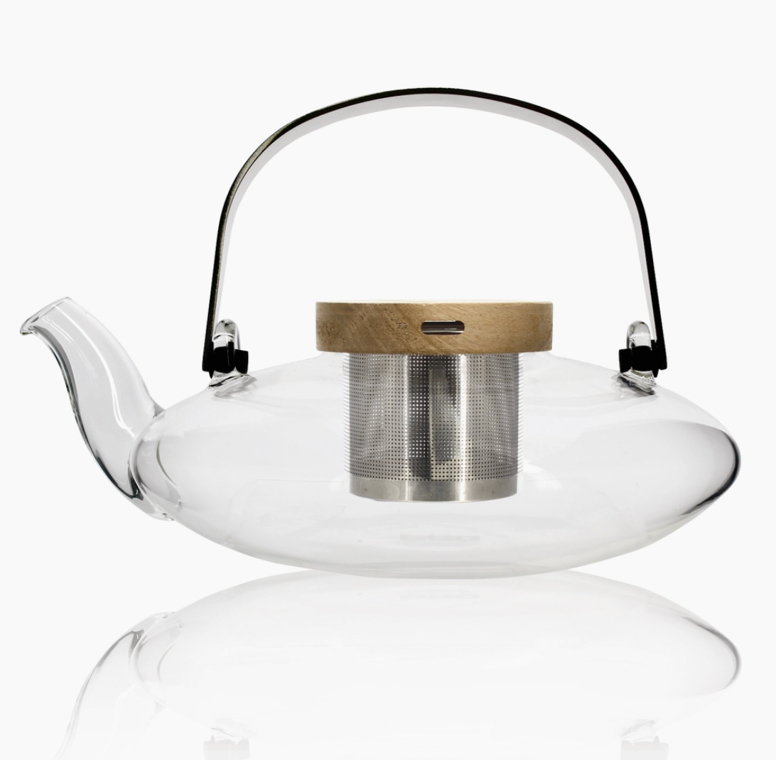 Glass Juliet Teapot with Warmer Set - The Teapot Shoppe, Inc.