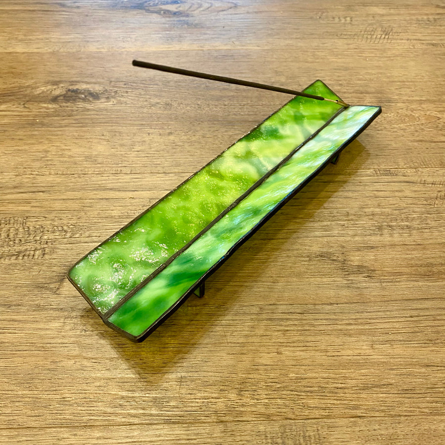 Stained Glass Incense Holder (Bright Glassworks)