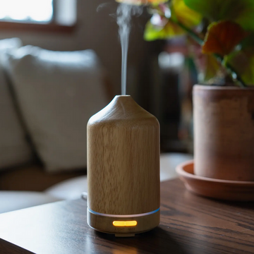 Natural Bamboo Ultrasonic Essential Oil Diffuser