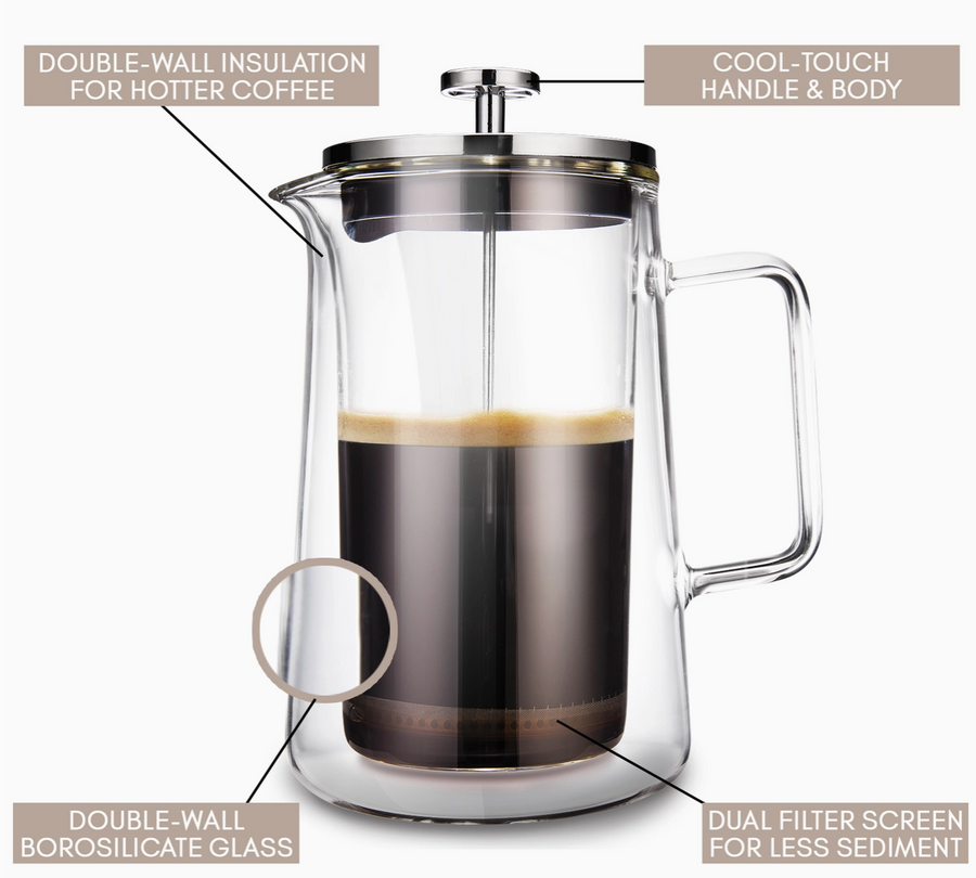 Double-Walled French Press