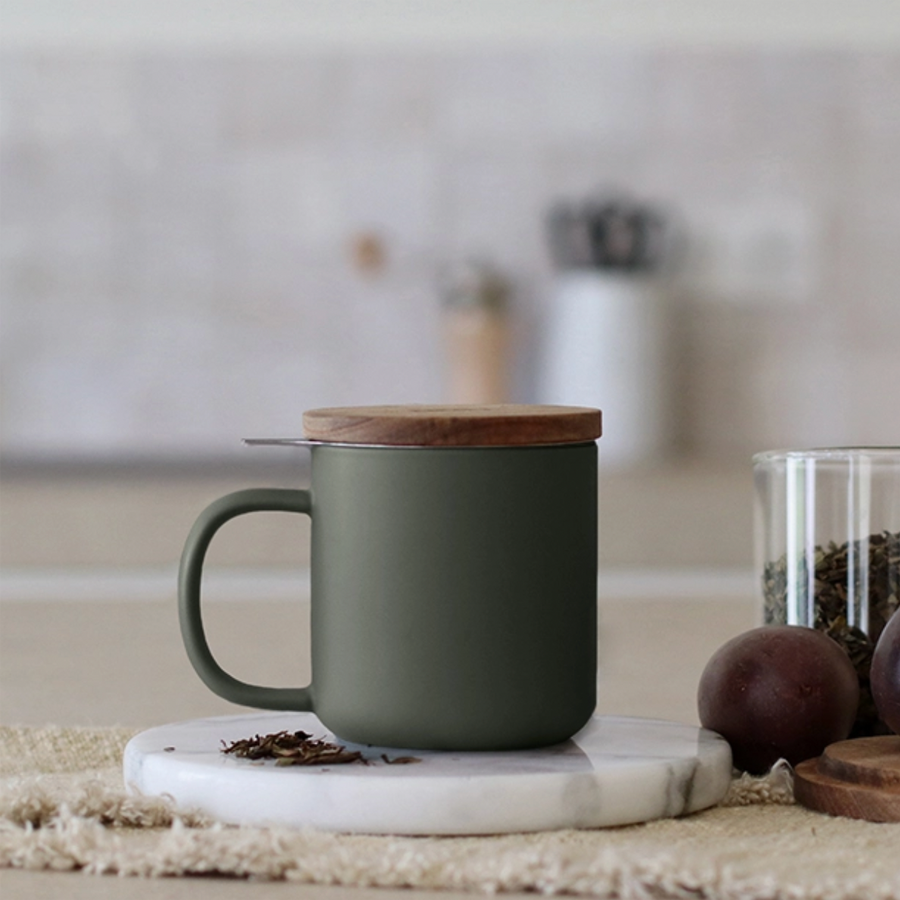 10 oz Stoneware Tea Infuser Mug (Ogo Living)