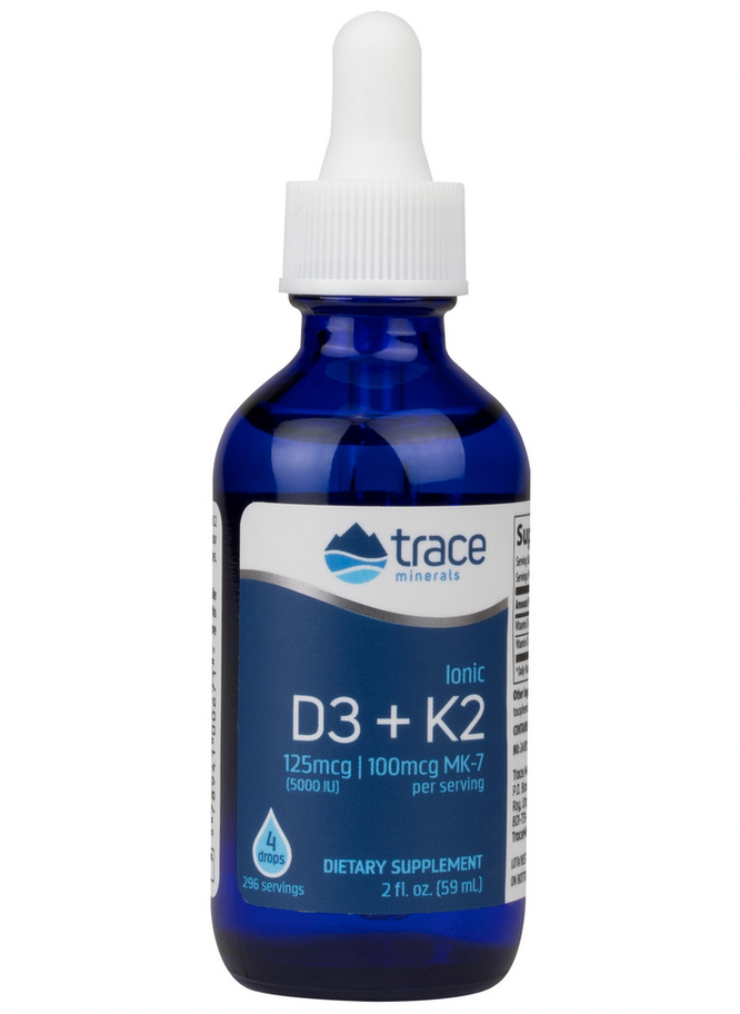 Ionic D3 + K2 (Trace Minerals Research)
