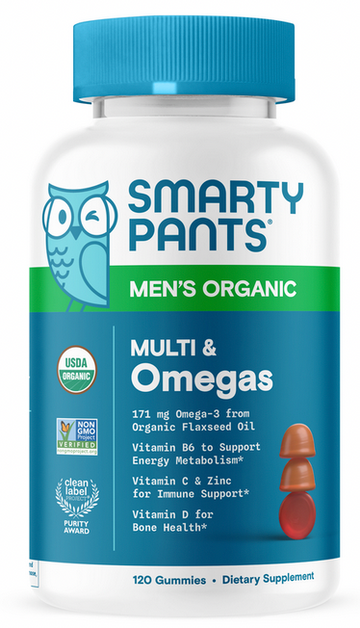 Smarty Pants Organic Multi Gummies - Men's