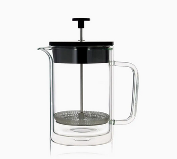 26.7 oz Helya Double-Walled Glass French Press (Ogo Living)