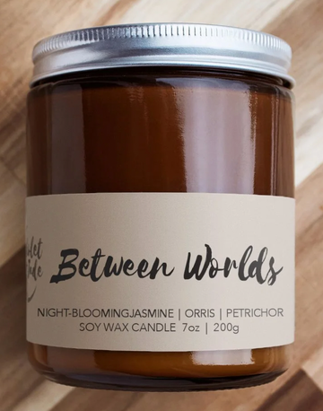 Between Worlds Candle (Violet & Jade)