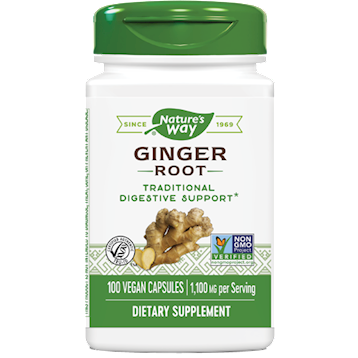 Ginger Capsules (Nature's Way) – Forest & Meadow Herbal Shop and Clinic