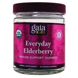 Everyday Elderberry Gummies (Gaia)