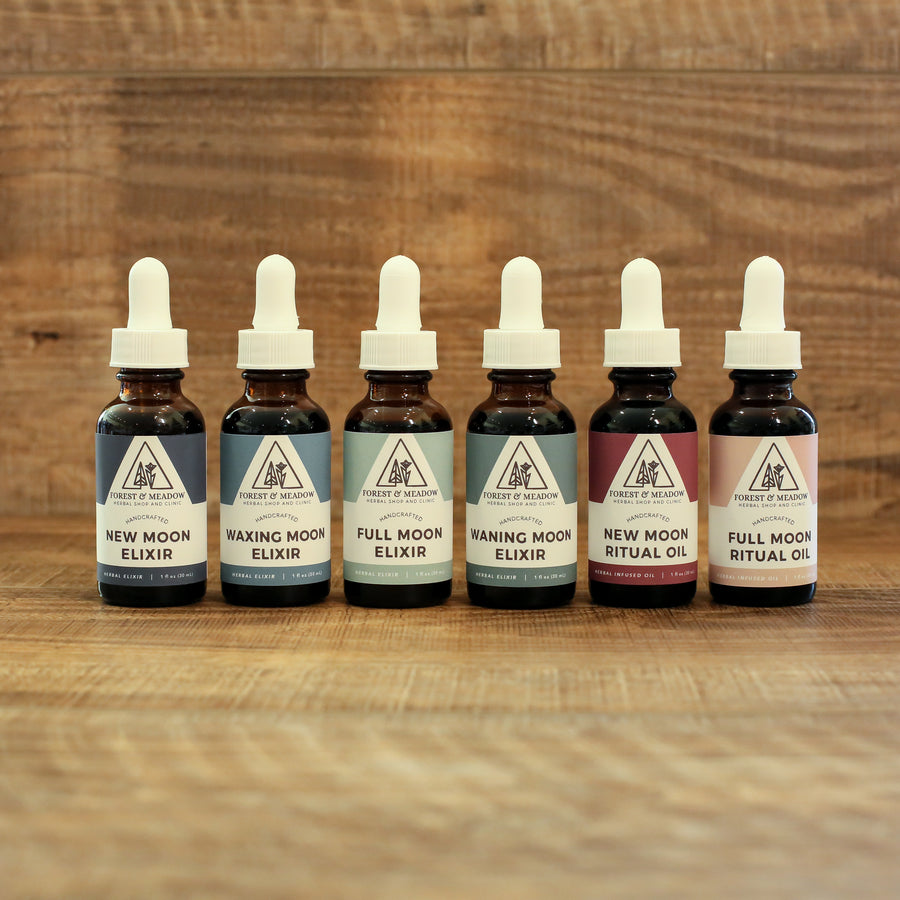 Moon Phase Ritual Elixirs & Oils Forest & Meadow Herbal Shop and Clinic Moon Phase Ritual Elixirs & Oils Forest & Meadow Herbal Shop and Clinic
