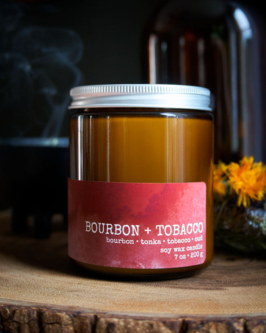 Bourbon + Tobacco Candle