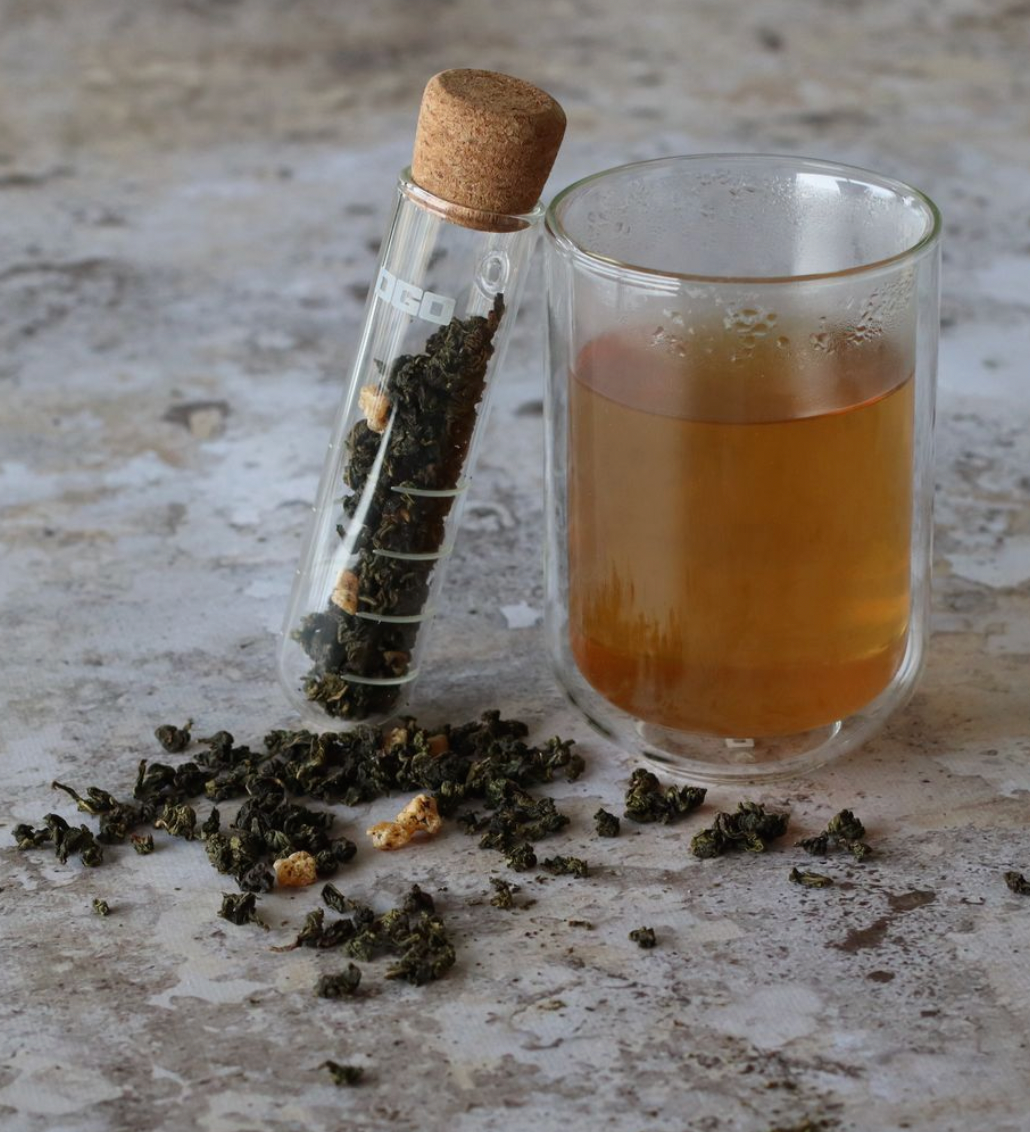 Tube Tea Diffuser Glass Test Tube Tea Infuser (Ogo Living) – Forest & Meadow Herbal Shop ...